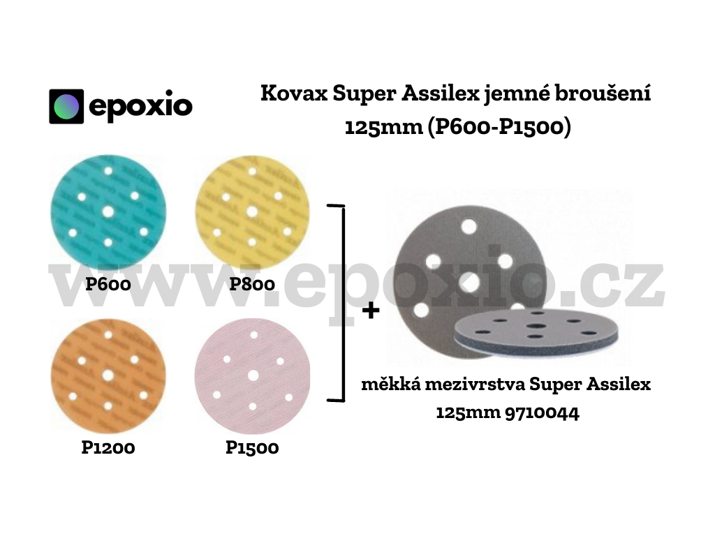 Kovax Super Assilex broušení 125mm